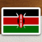 Kenya country flag sticker, international country sticker, international sticker, Kenya sticker, Room Décor