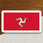 Isle of man country flag sticker, international country sticker, international sticker, Isle of man sticker, Room Décor