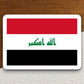 Iraq country flag sticker, international country sticker, international sticker, Iraq sticker, Room Décor