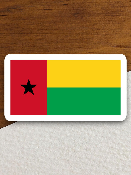 Guinea-bissau country flag sticker, international country sticker, international sticker, Guinea-bissau sticker, Room Décor