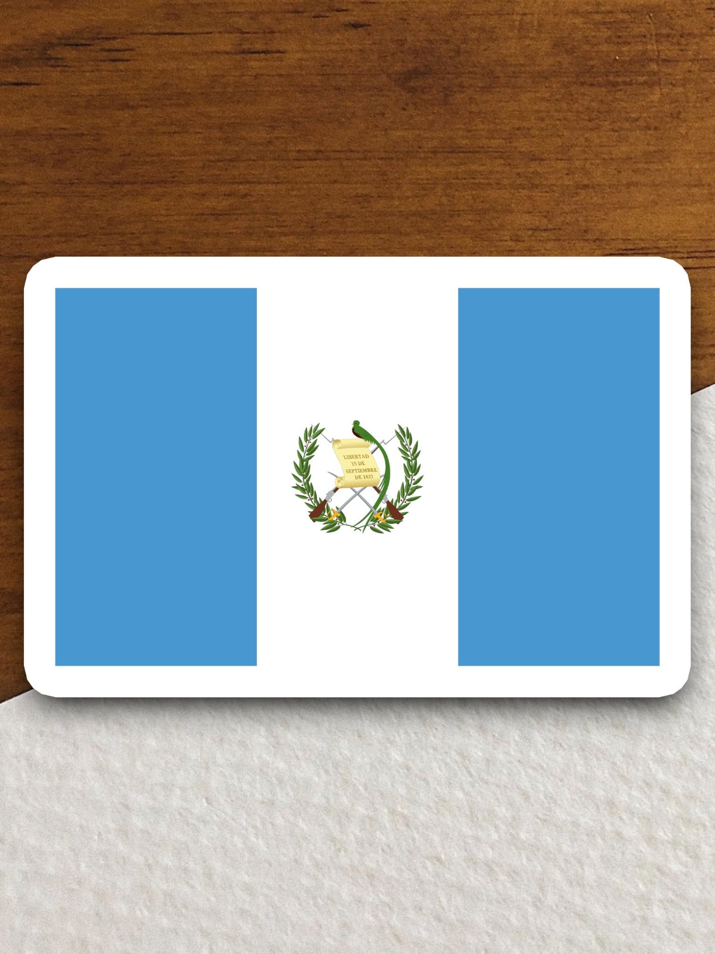 Guatemala country flag sticker, international country sticker, international sticker, Guatemala sticker, Room Décor