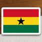 Ghana country flag sticker, international country sticker, international sticker, Ghana sticker, Room Décor