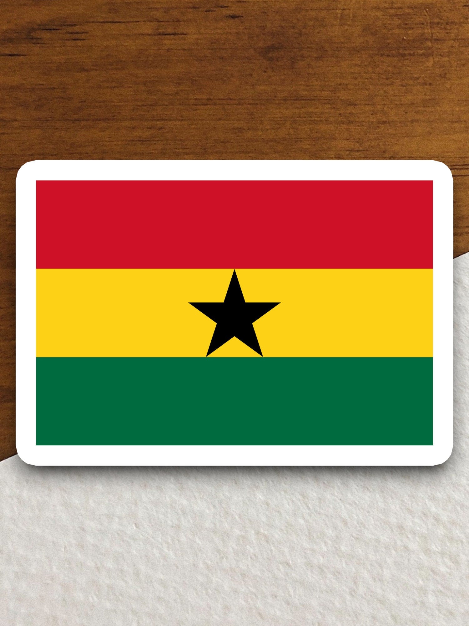 Ghana country flag sticker, international country sticker, international sticker, Ghana sticker, Room Décor