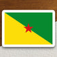 French guiana country flag sticker, international country sticker, international sticker, guiana sticker, French sticker, Room Décor