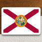 Florida state sticker, Florida flag sticker, pennant sticker, banner sticker, Florida symbol sticker, emblem sticker