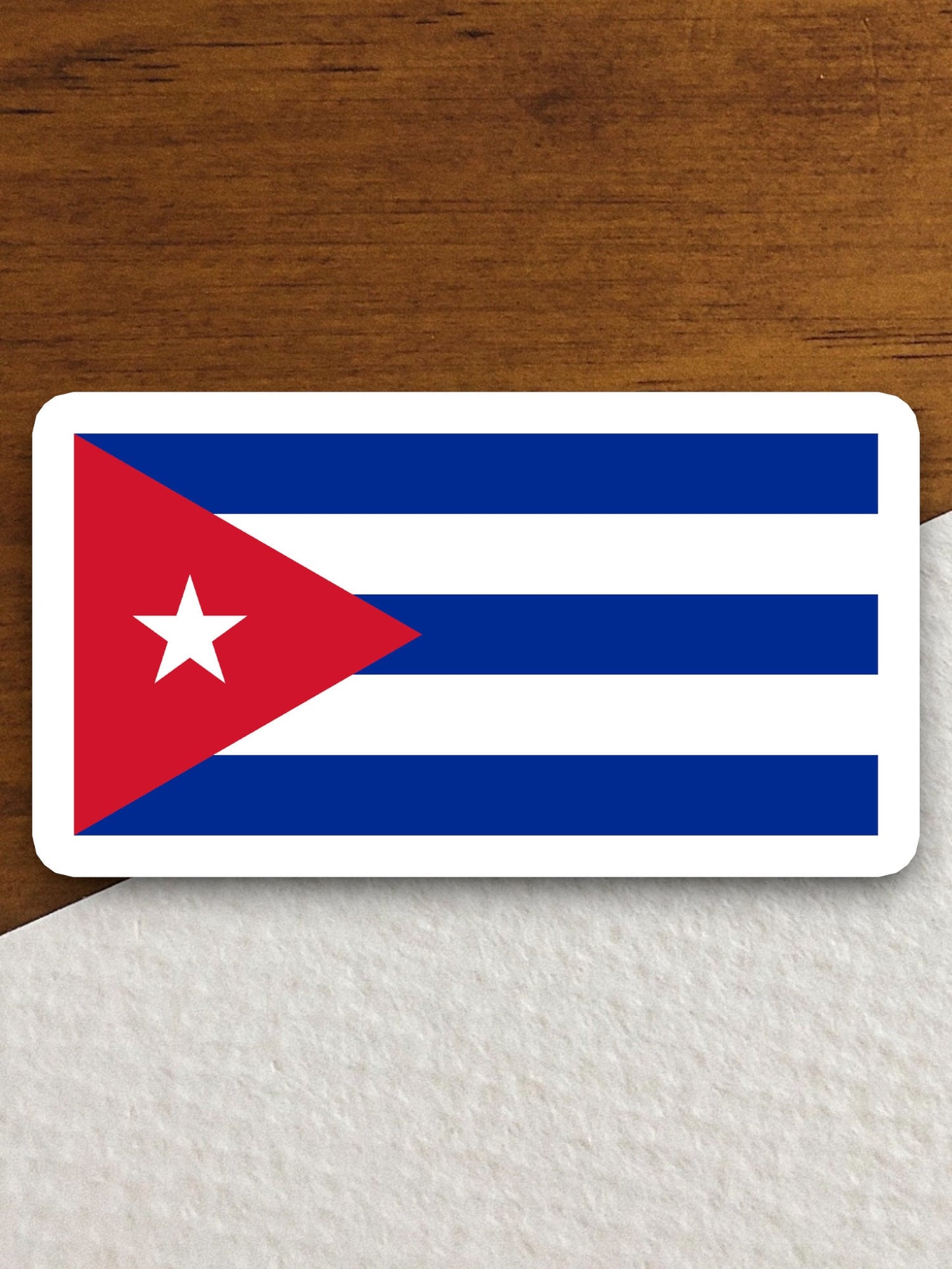 Cuba country flag sticker, international country sticker, international sticker, Cuba sticker, Room Décor