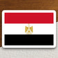 Egypt country flag sticker, international country sticker, international sticker, Egypt sticker, Room Décor