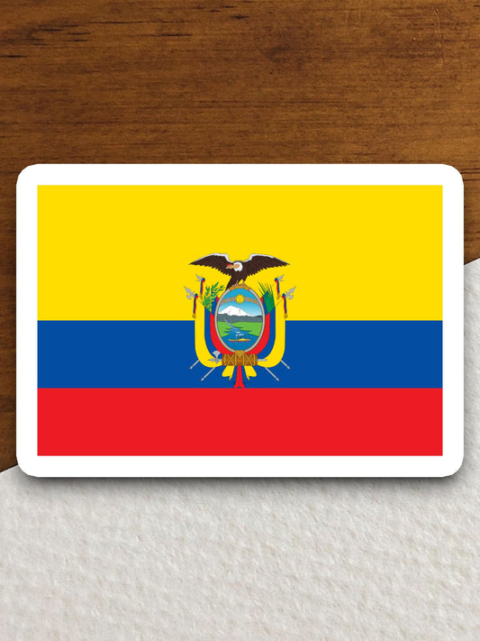 Ecuador country flag sticker, international country sticker, international sticker, Ecuador sticker, Room Décor