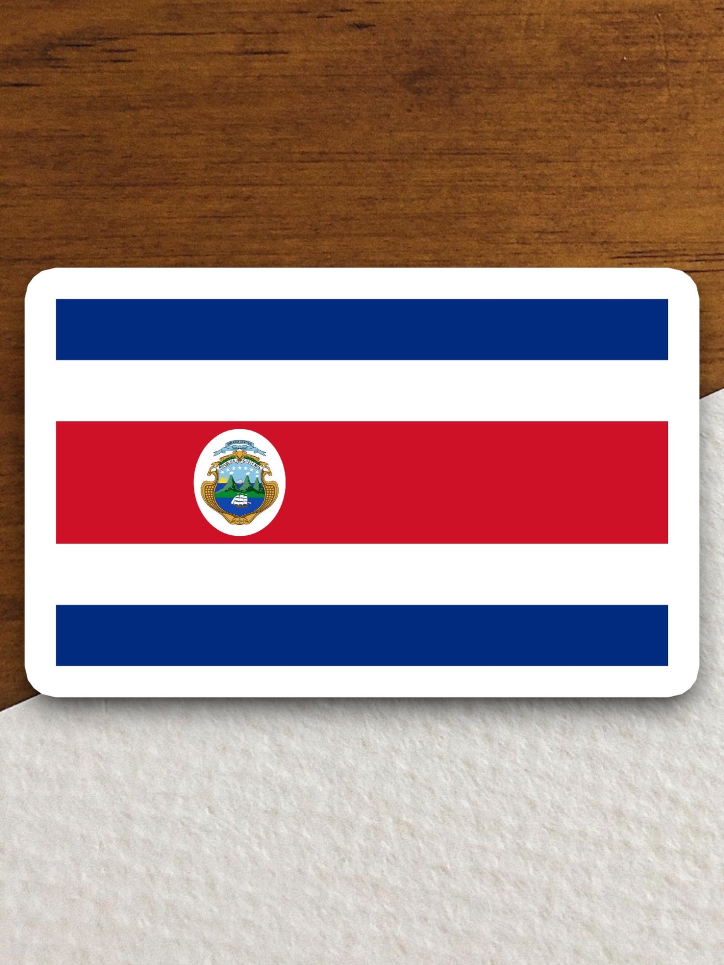 Costa rica country flag sticker, international country sticker, international sticker, Costa sticker, Costa rica sticker, Room Décor