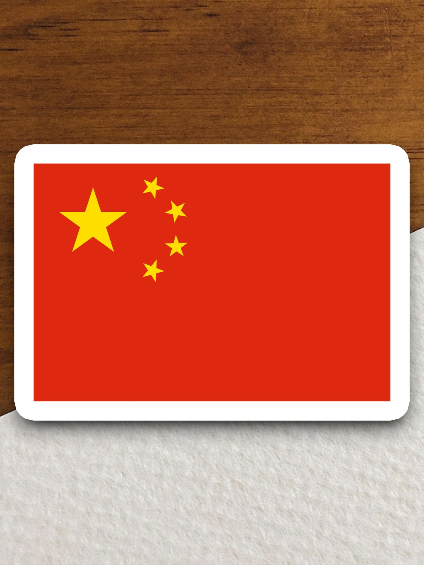 China country flag sticker, international country sticker, international sticker, China sticker, Room Décor