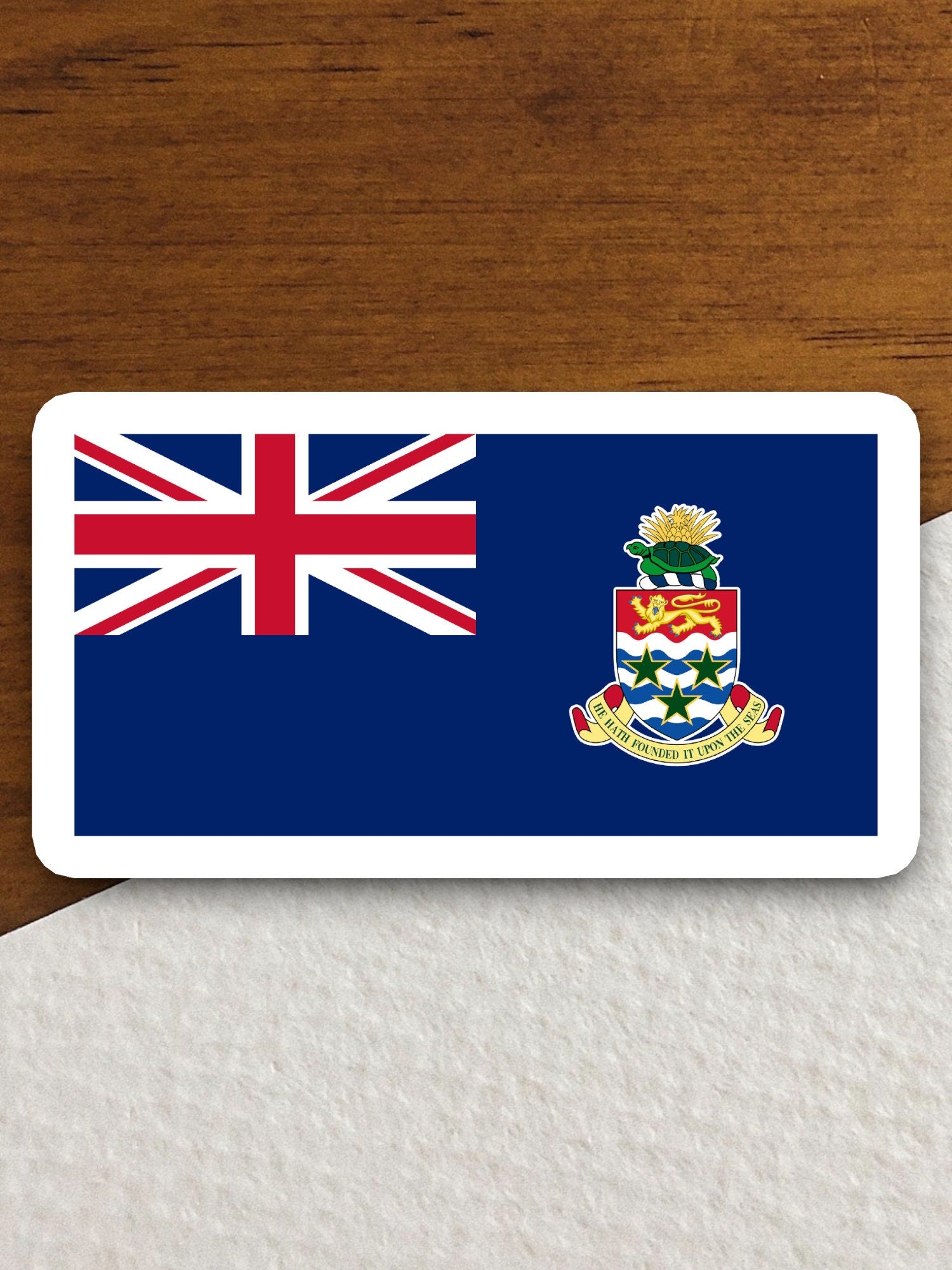 Cayman islands country flag sticker, international country sticker, international sticker, Cayman islands sticker, Cayman sticker