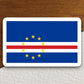 Cape verde country flag sticker, international country sticker, international sticker, Cape verde sticker, Room Décor