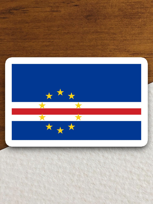 Cape verde country flag sticker, international country sticker, international sticker, Cape verde sticker, Room Décor