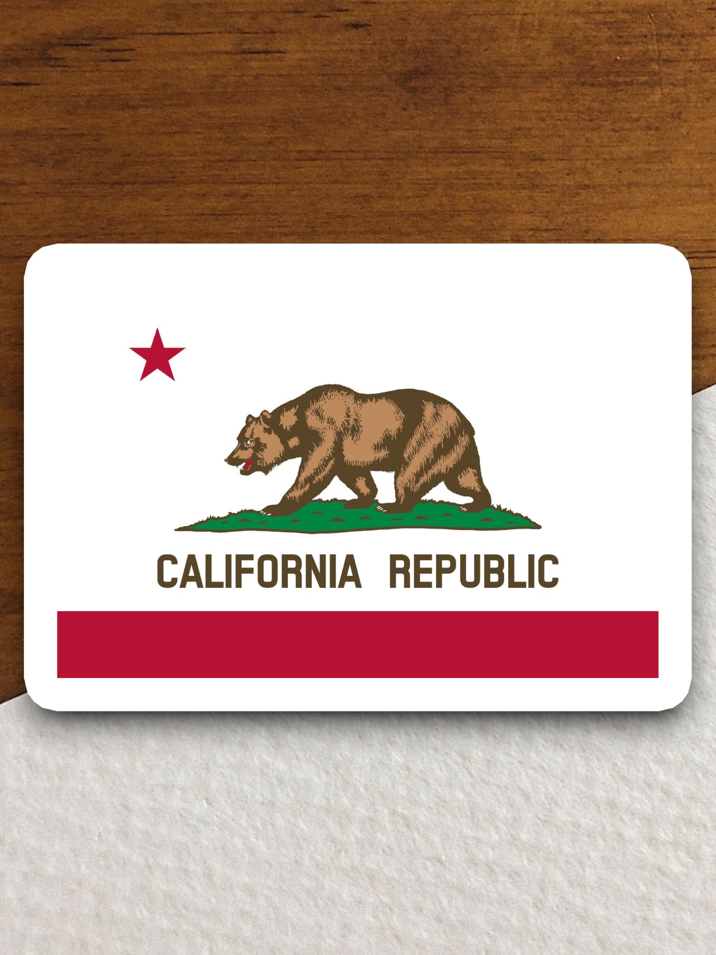 California state sticker, California flag sticker, pennant sticker, banner sticker, California symbol sticker, emblem sticker