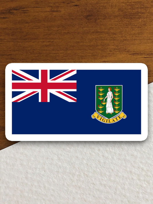 British virgin islands country flag sticker, international country sticker, international sticker, virgin islands sticker, British sticker