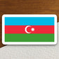 Azerbaijan country flag sticker, international country sticker, international sticker, Azerbaijan sticker, Room Décor