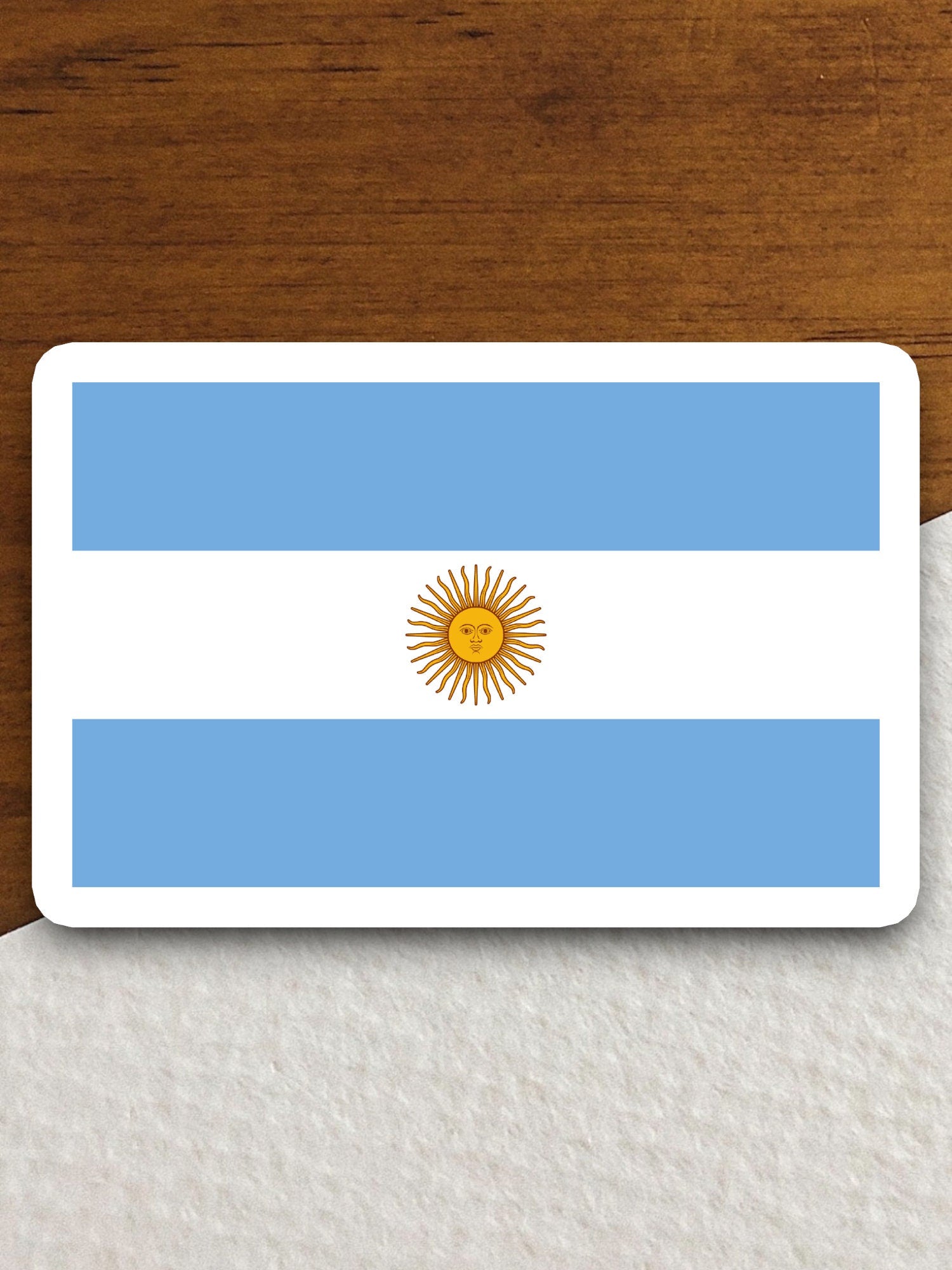 Argentina country flag sticker, international country sticker, international sticker, Argentina sticker, Room Décor