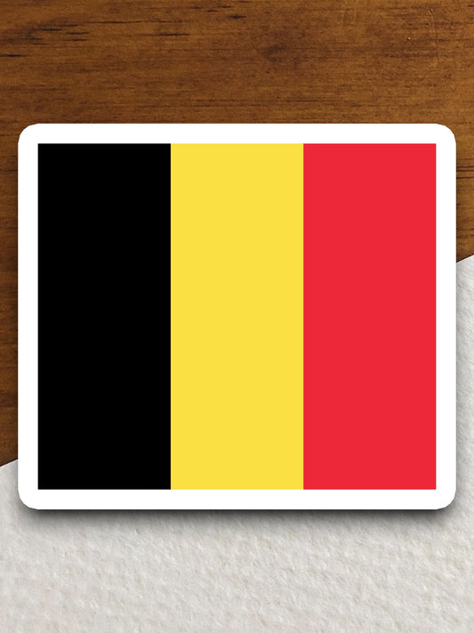 Belgium country flag sticker, international country sticker, international sticker, Belgium sticker, Room Décor