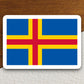 Aland country flag sticker, international country sticker, international sticker, Aland sticker, Room Décor