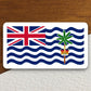 British Indian Ocean Territory country flag sticker, international country sticker, international sticker, British Indian sticker