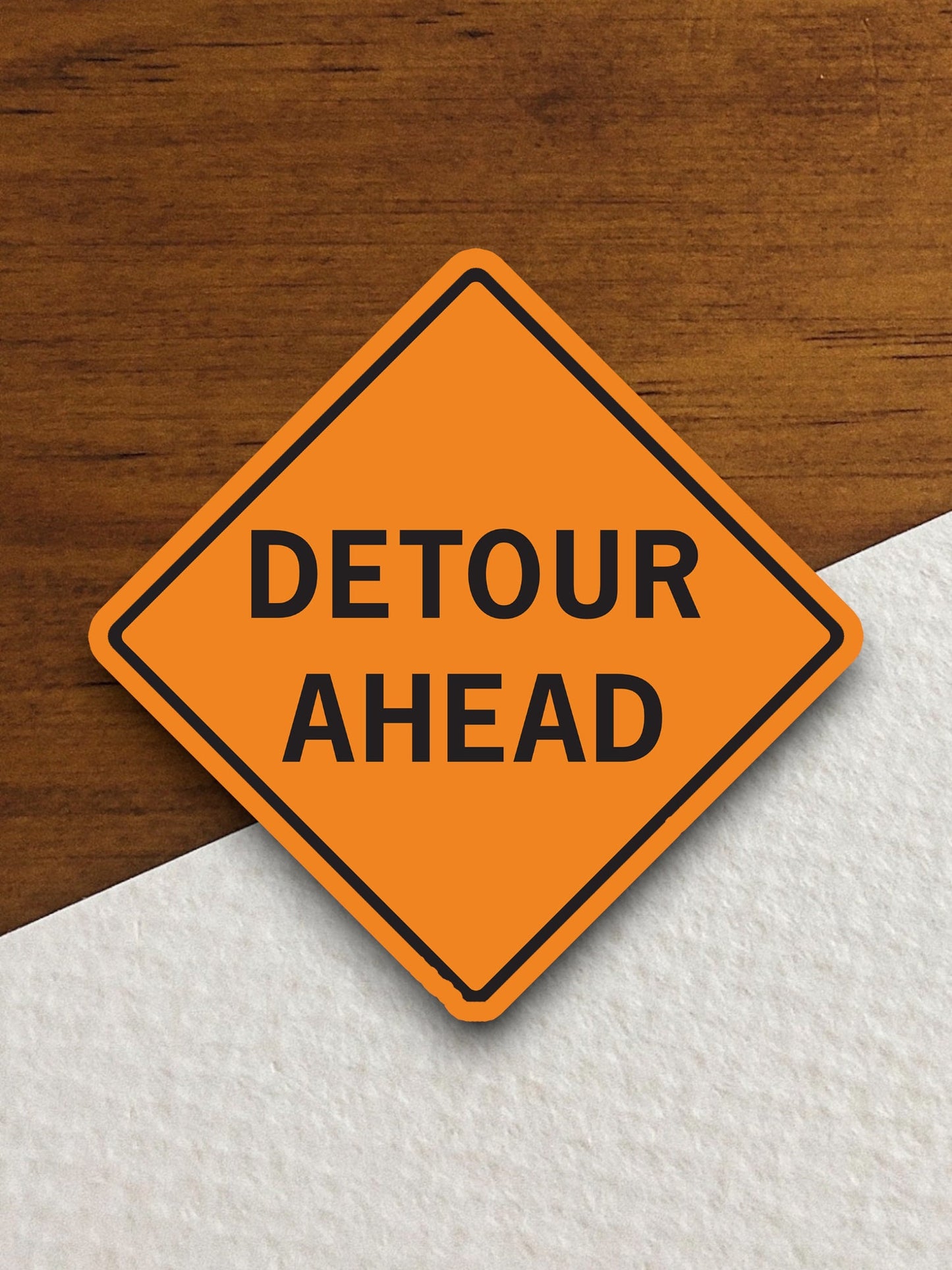 detour ahead  road sign stickers, Room Decor, Traffic Sticker, Road Sign Decoration, Road Work Signs, Traffic Sign