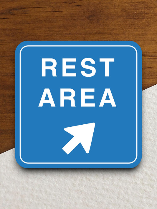 rest area arrow  road sign stickers, Room Decor, Traffic Sticker, Road Sign Decoration, Road Work Signs, Building Signs, Traffic Sign