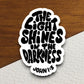 The Light Shines in the Darkness sticker, Religious Sticker, Faith Sticker, Worship Sticker, Christian Sticker, Scripture Sticker