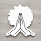 Praying Hands sticker, Religious Sticker, Faith Sticker, Worship Sticker, Christian Sticker, Scripture Sticker, Room Décor