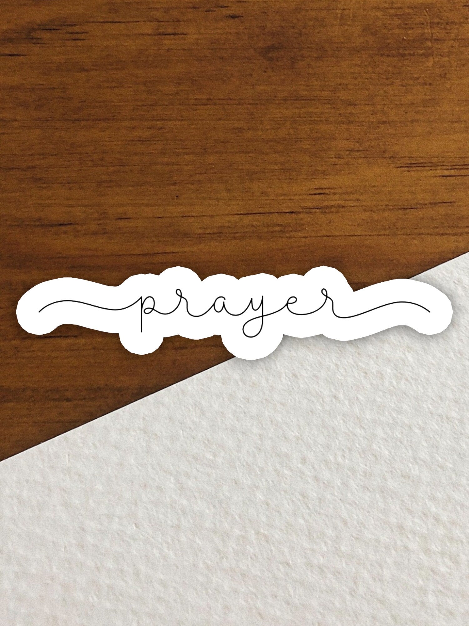 Prayer sticker, Religious Sticker, Faith Sticker, Worship Sticker, Christian Sticker, Scripture Sticker, Room Décor