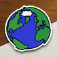 Colorful Planet Earth sticker, Teacher Sticker, Education Sticker, School Sticker, Cute Sticker, Room Decor