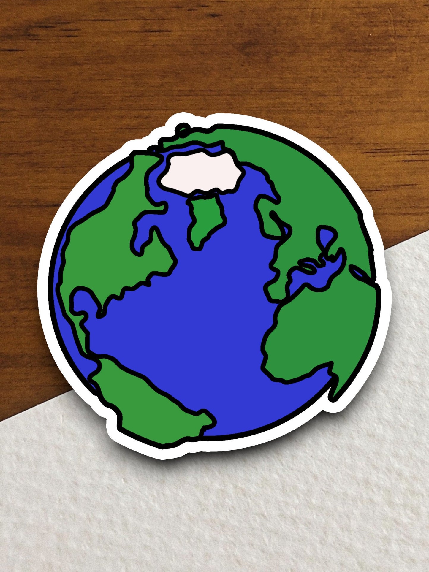 Colorful Planet Earth sticker, Teacher Sticker, Education Sticker, School Sticker, Cute Sticker, Room Decor