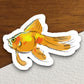 Goldfish fish sticker, Funny Animal Sticker For Laptop, Water Bottle, Hydro flask, Phone, Computer, Gift, Pet Sticker