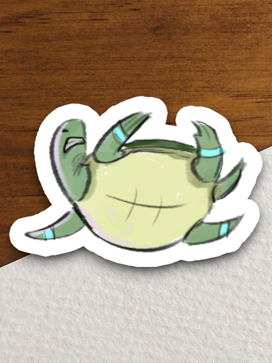 Sea turtle sticker, Funny Animal Sticker For Laptop, Water Bottle, Hydro flask, Phone, Computer, Gift, Pet Sticker