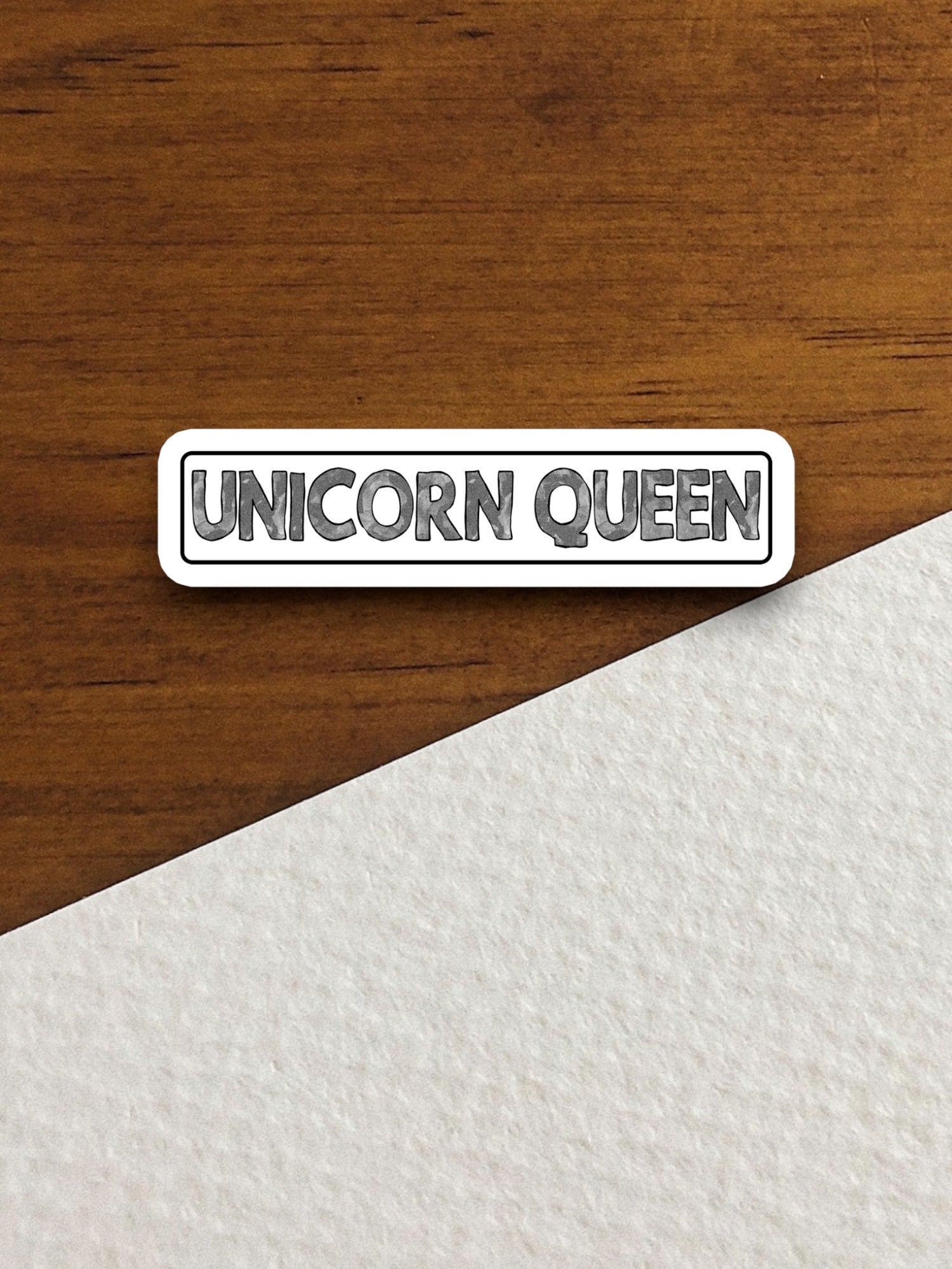 Unicorn queen unicorn sticker, Funny Animal Sticker For Laptop, Water Bottle, Hydro flask, Phone, Computer, Gift, Pet Sticker