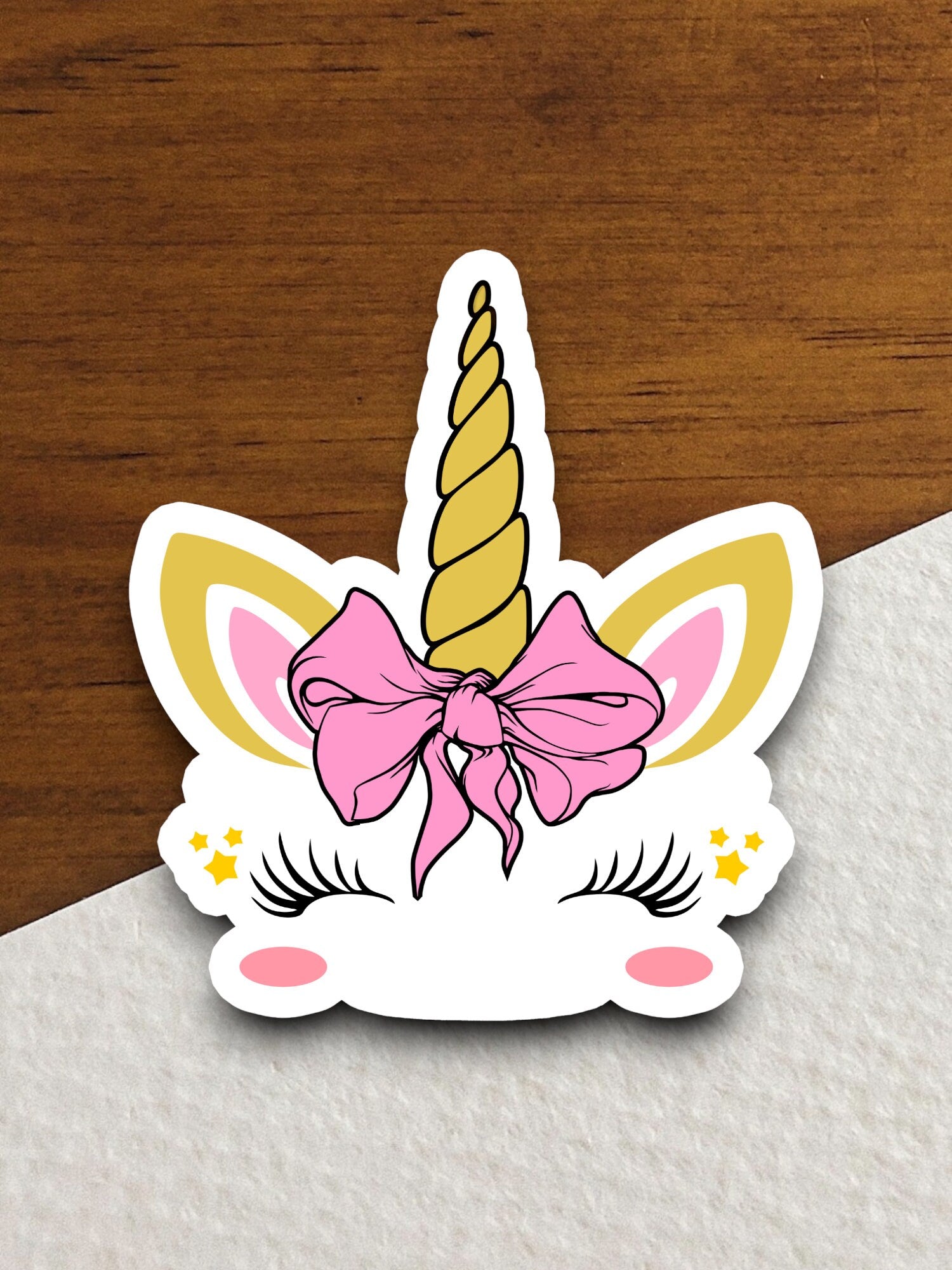 Unicorn sticker, Funny Animal Sticker For Laptop, Water Bottle, Hydro flask, Phone, Computer, Gift, Pet Sticker