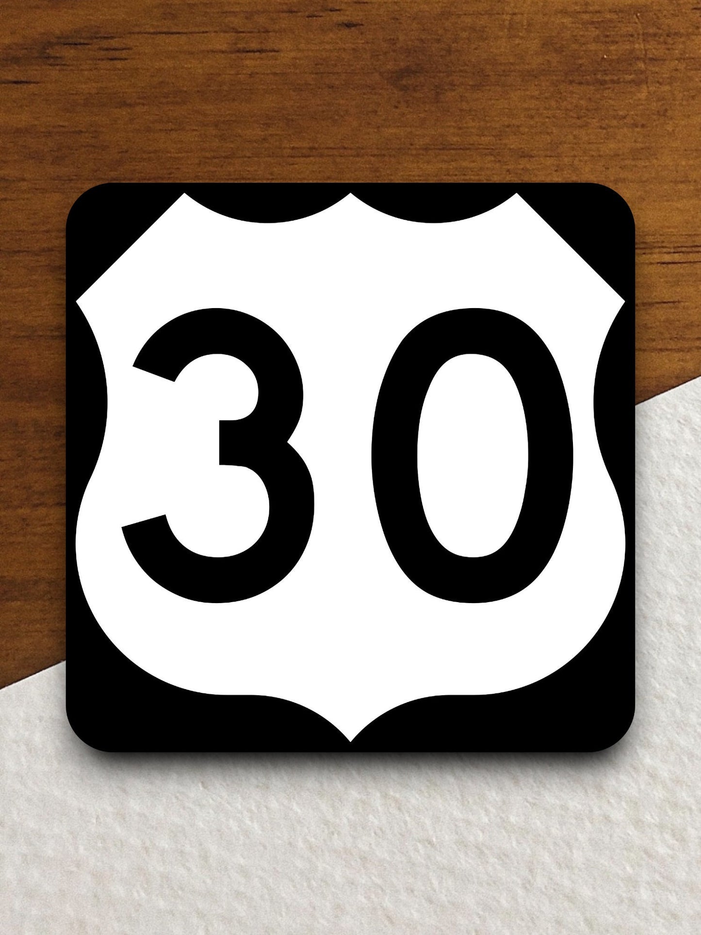 United States route 30 road sign sticker, road trip sticker, highway sign, room decor, travel sticker