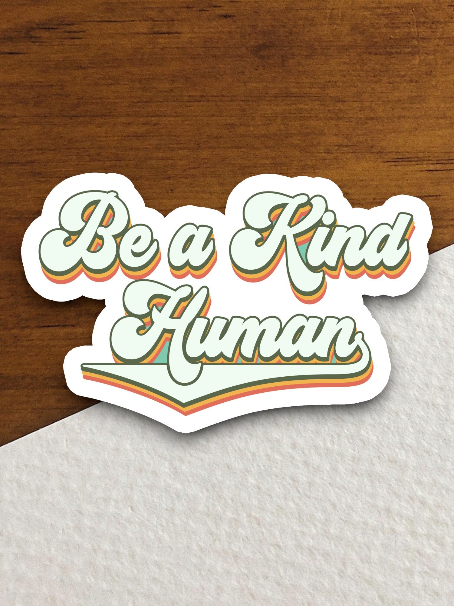 Be a kind human sticker, religious sticker, kind sticker, faith sticker, Worship Sticker, Christian Sticker, Scripture Sticker, Room Décor