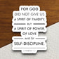 For God Did Not Give Us a Spirit of Timidity sticker, Religious Sticker, Faith Sticker, Worship Sticker, Spirit sticker, God sticker