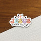 Jesus saved my life Sticker, Religious Sticker, Faith Sticker, Worship Sticker, Christian Sticker, Scripture Sticker, Room Décor