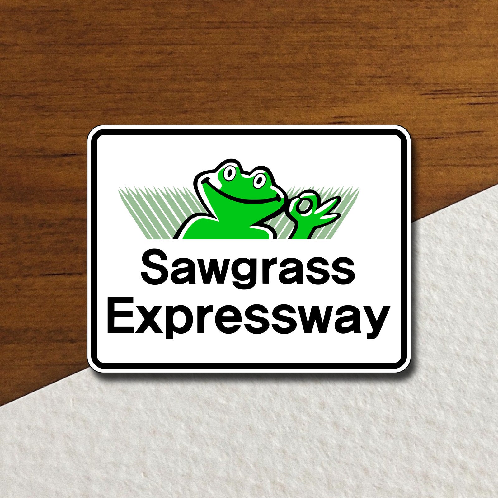 Shield of the Sawgrass Expressway road sign stickers, Room Decor, Traffic Sticker, Road Sign Decoration, Road Work Signs, Building Signs