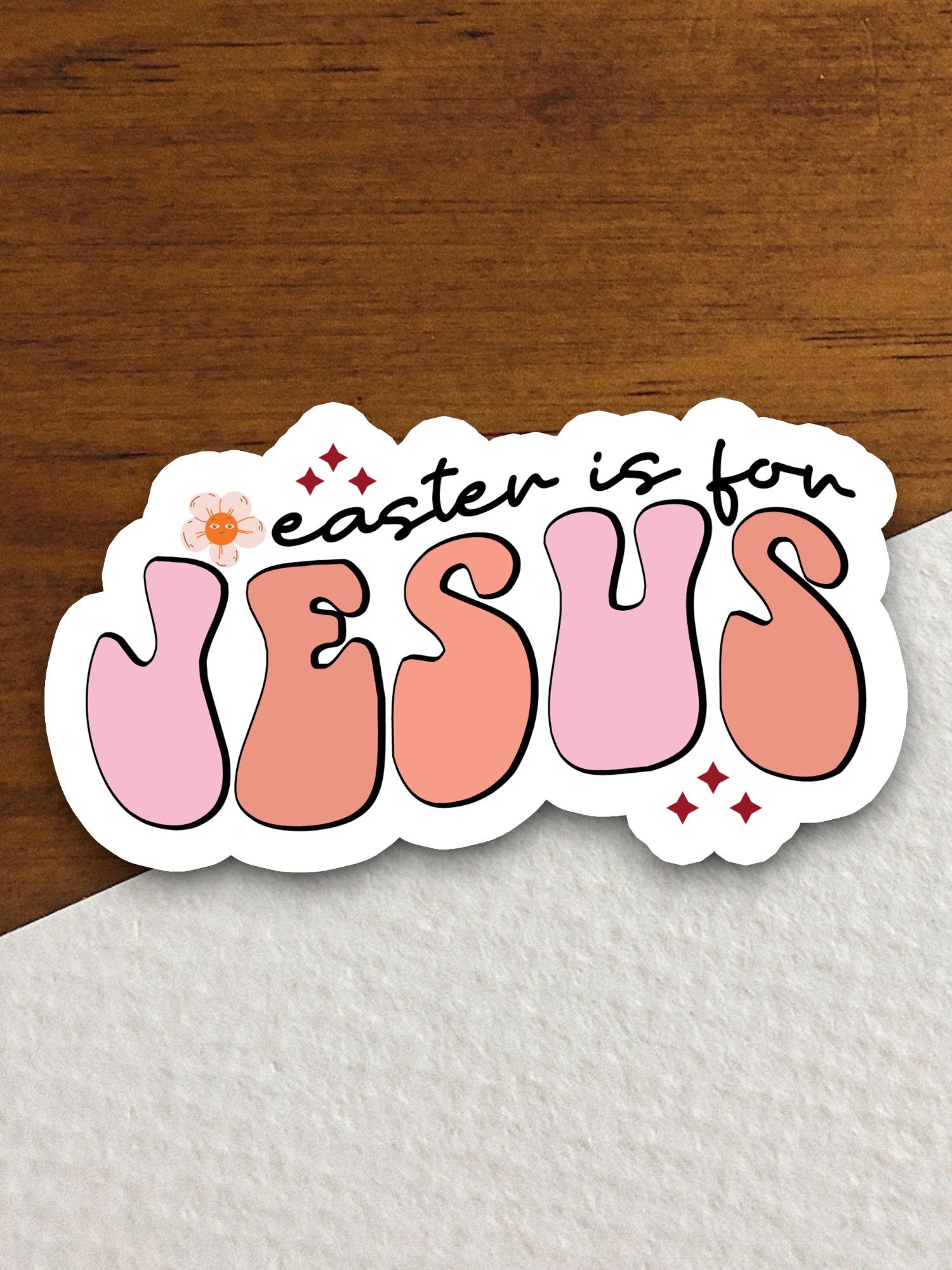 Easter Is For Jesus sticker, Easter sticker, Religious Sticker, Faith Sticker, Worship Sticker, Christian Sticker, Scripture Sticker