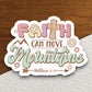 Faith Can Move mountains sticker, Matthew 17 sticker, Religious Sticker, Faith Sticker, Worship Sticker, Christian Sticker, Room Décor