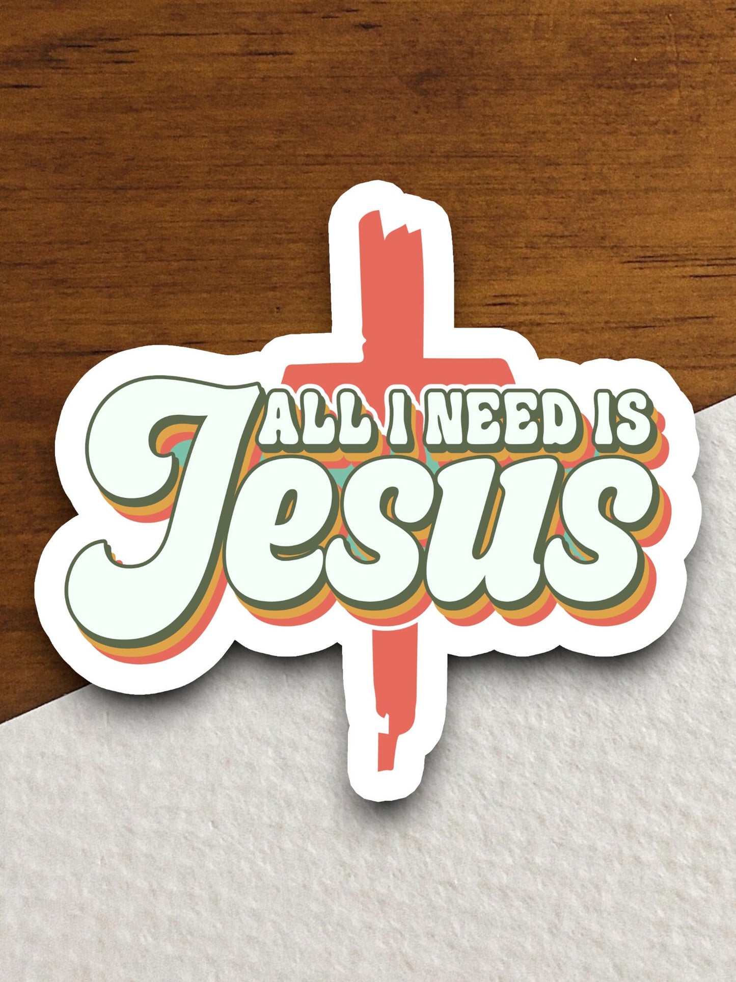 Jesus sticker, Religious Sticker, Faith Sticker, Worship Sticker, Christian Sticker, Scripture Sticker, Room Décor