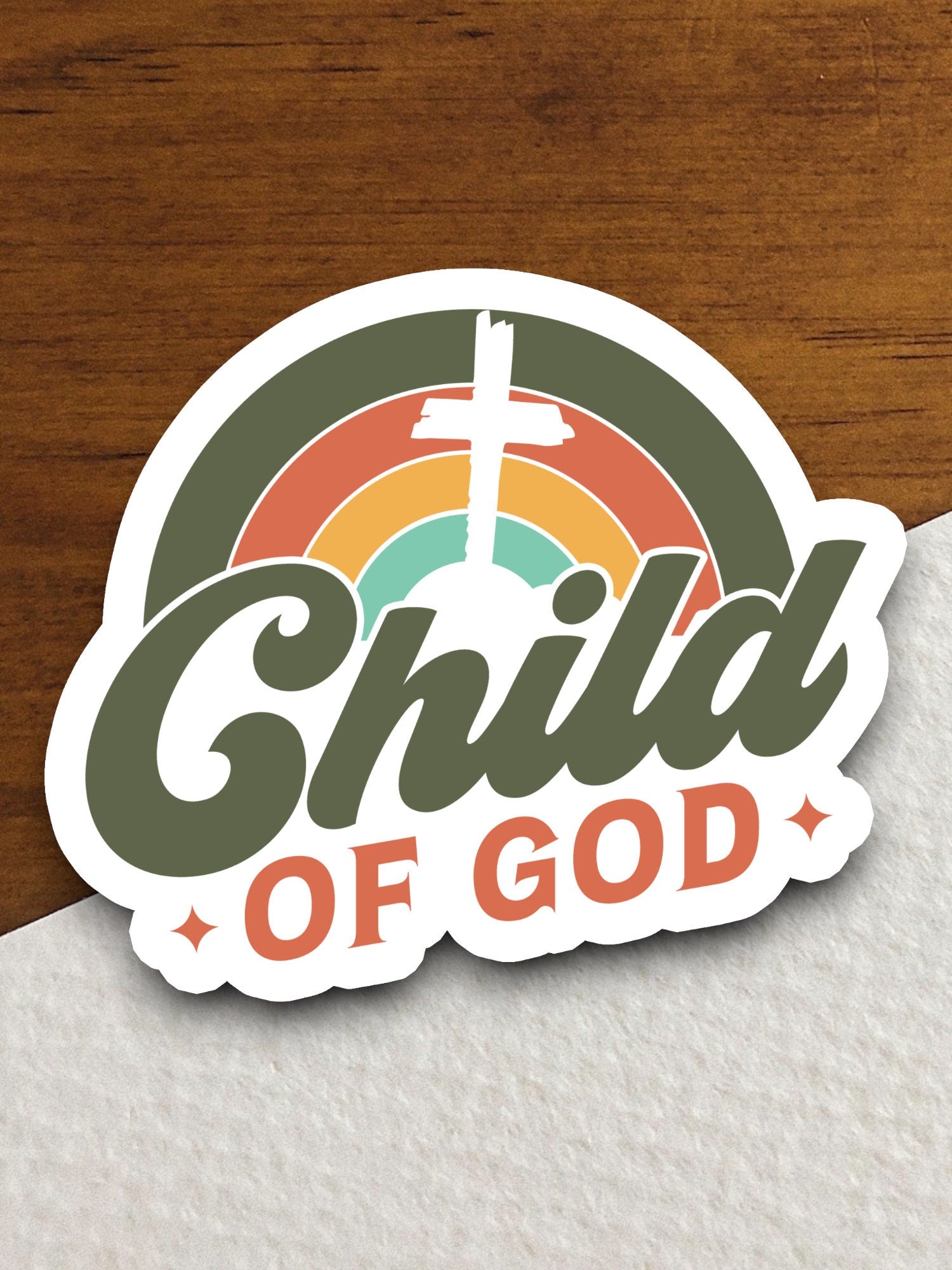 Child of God sticker, child sticker, cross sticker, Religious Sticker, Faith Sticker, Worship Sticker, Christian Sticker, Scripture Sticker