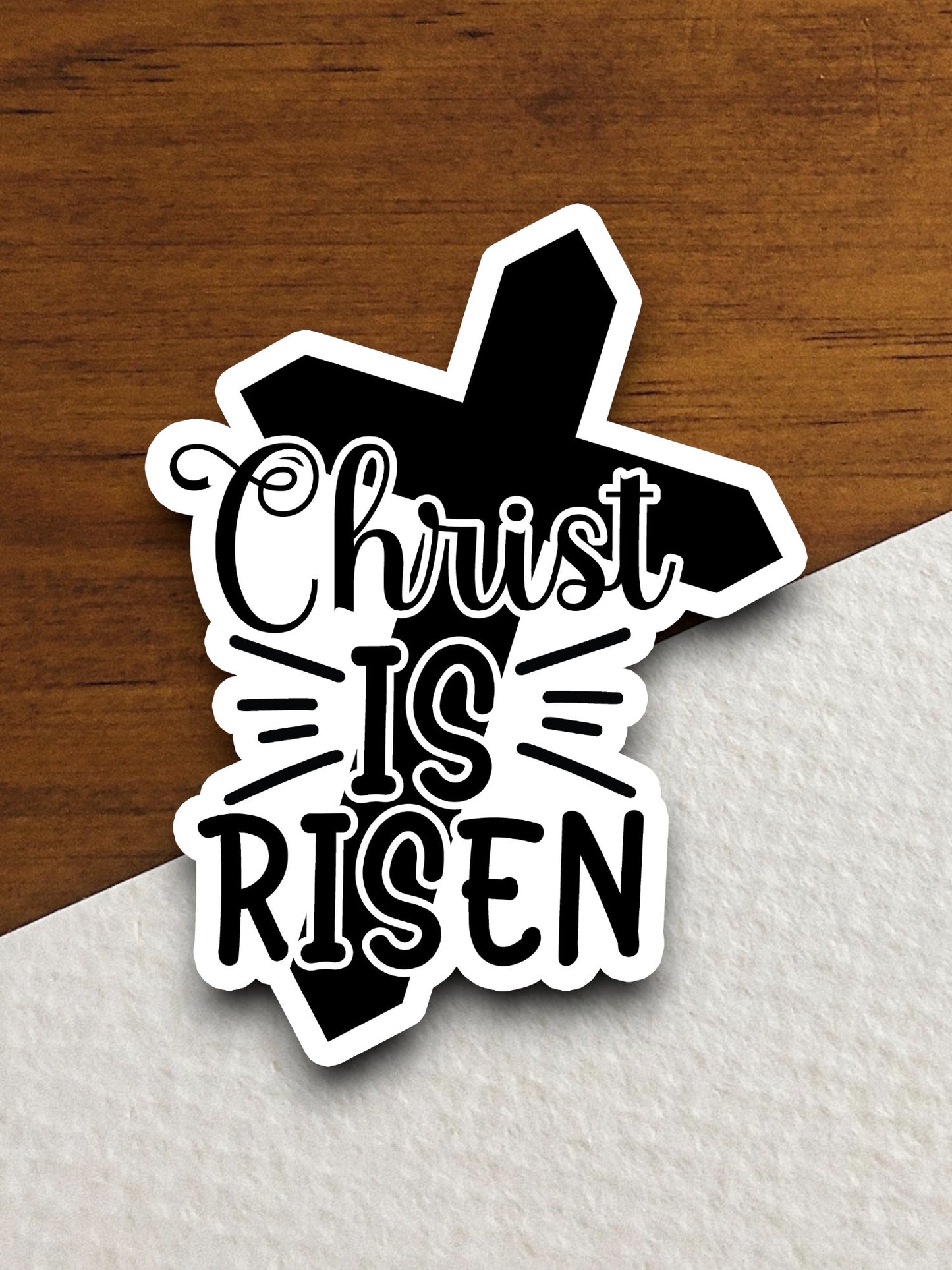 Christ is Risen sticker, Christ sticker, Jesus Sticker, Religious Sticker, Faith Sticker, Worship Sticker, Christian Sticker, Room Décor