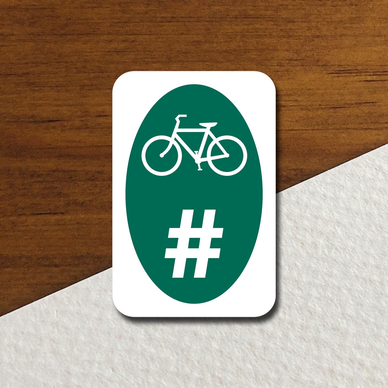 Custom # Bicycle Route  road sign stickers, Room Decor, Traffic Sticker, Road Sign Decoration, Road Work Signs, Building Signs, Traffic Sign