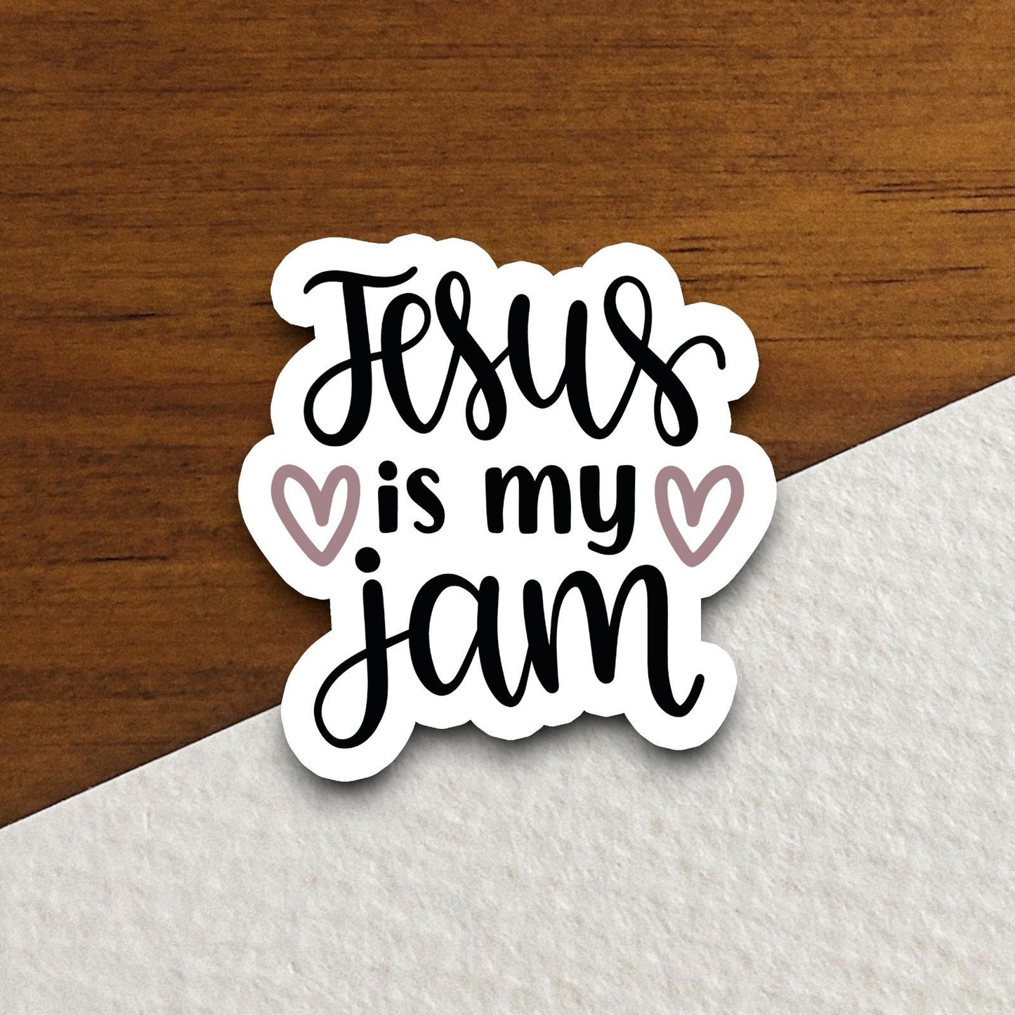 Jesus Is My Jam sticker, Religious Sticker, Faith Sticker, Worship Sticker, Christian Sticker, Scripture Sticker, Room Décor