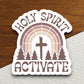 Holy spirit activate sticker, Religious Sticker, Faith Sticker, Worship Sticker, Christian Sticker, Scripture Sticker, Room Décor