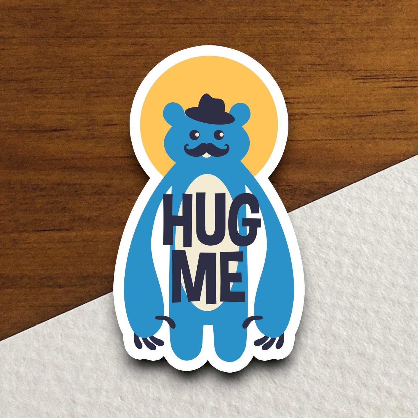 Hug Me sticker, funny stickers, laptop stickers, water bottle sticker, sticker with sayings