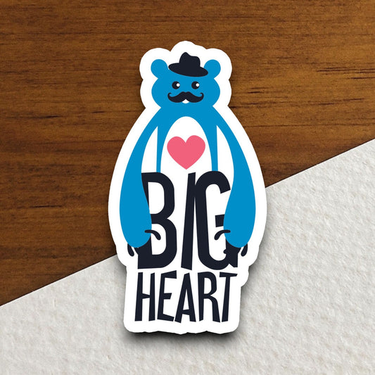 Big Heart Sticker, Laptop Stickers, Funny Stickers, Laptop Decals, Tumbler Stickers, Water Bottle Sticker, Custom Stickers, Room Décor